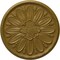 Ekena Millwork Fairfax Ceiling Medallion, Hand-Painted Gold, 29 7/8"OD x 1 3/8"P CM29FAGLS - alternate 1